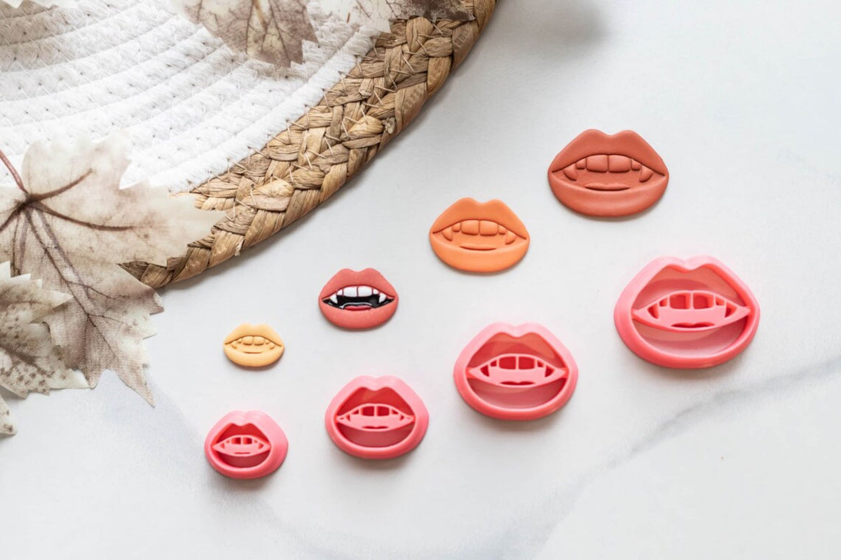 Halloween Vampire Lips Clay Cutter