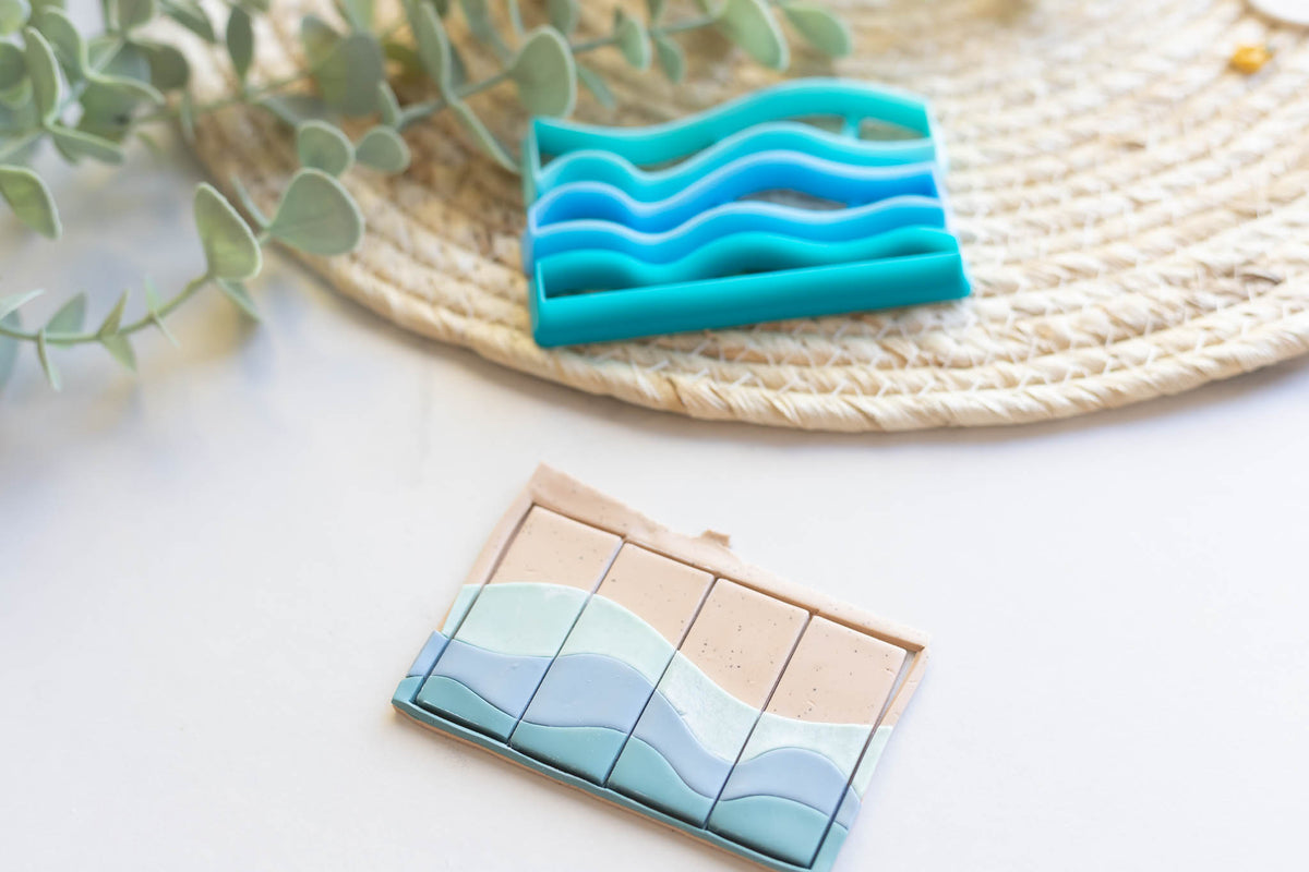 Ocean Wave Clay Cutter Set