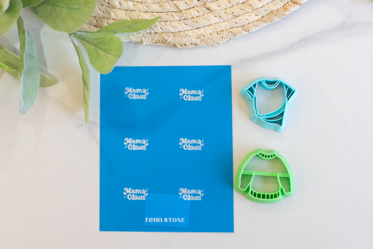 Mama Claus Silk Screen Stencil with Cutter