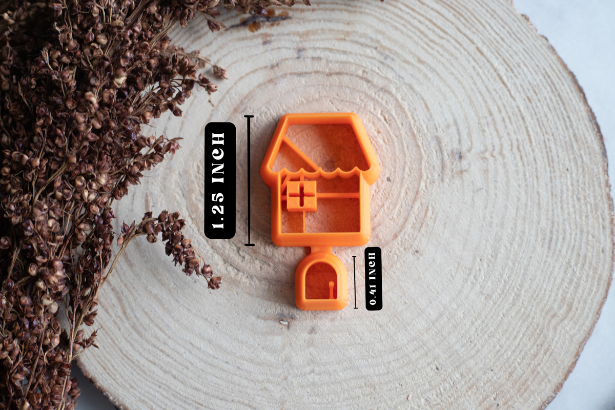 Cozy Cottage Set Polymer Clay Cutters