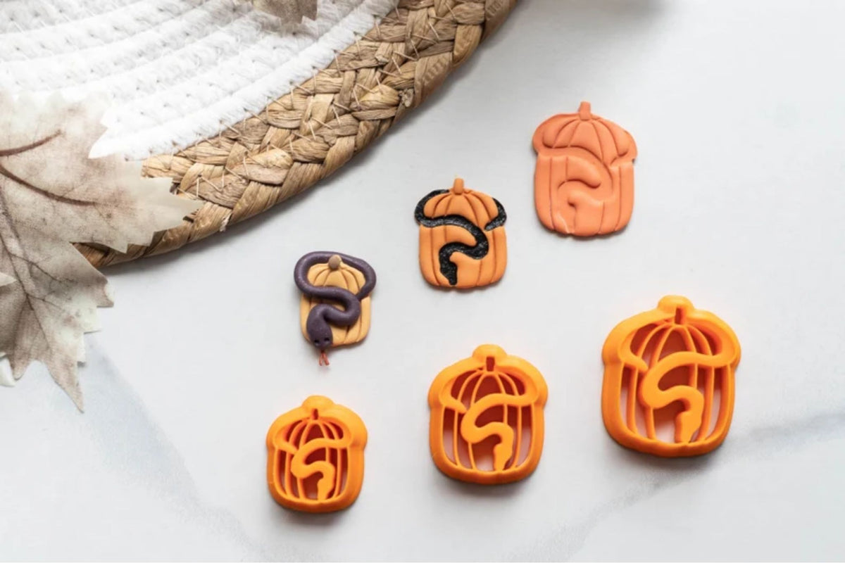 Pumpkins Snake Clay Cutters