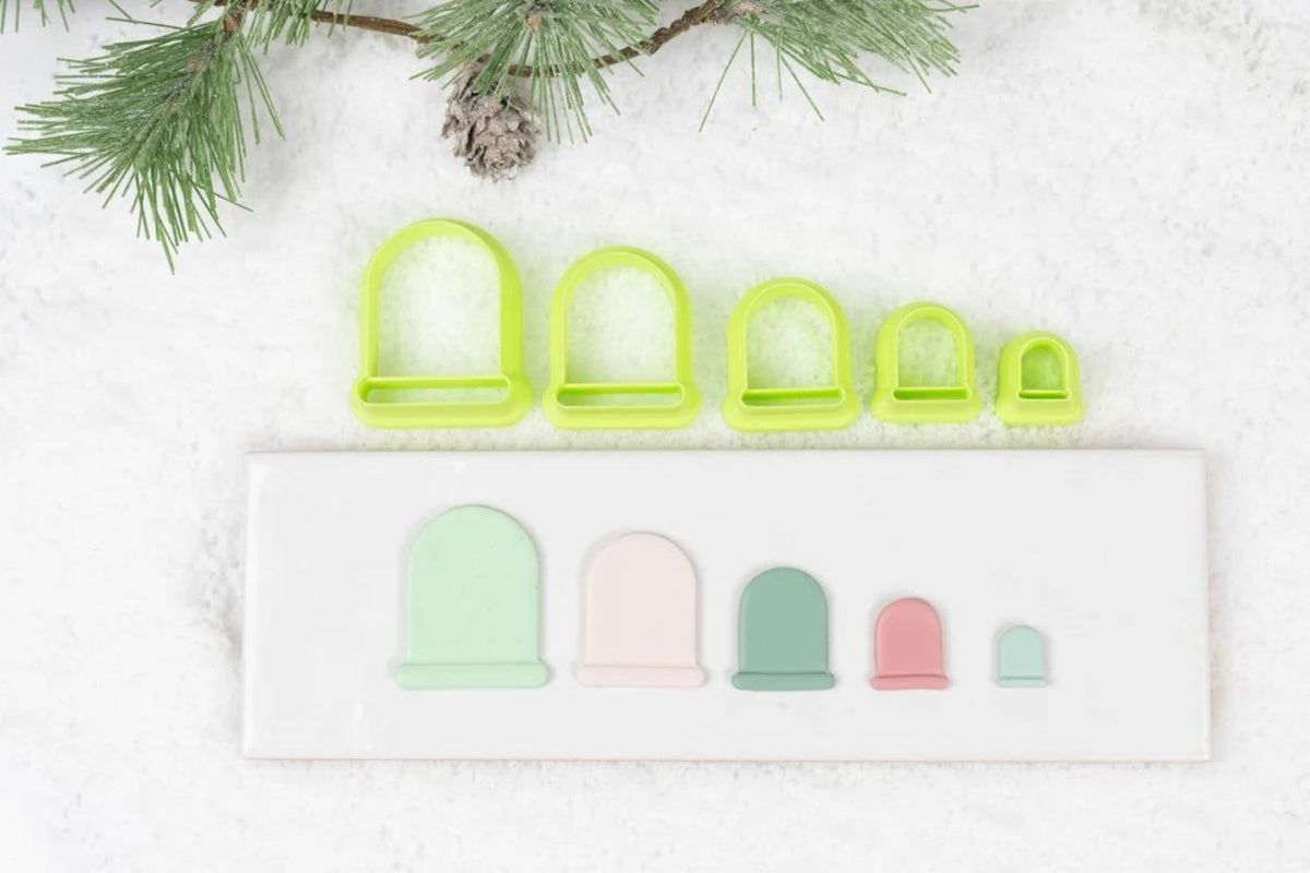 Snow Globe (Tall Version) Clay Cutters