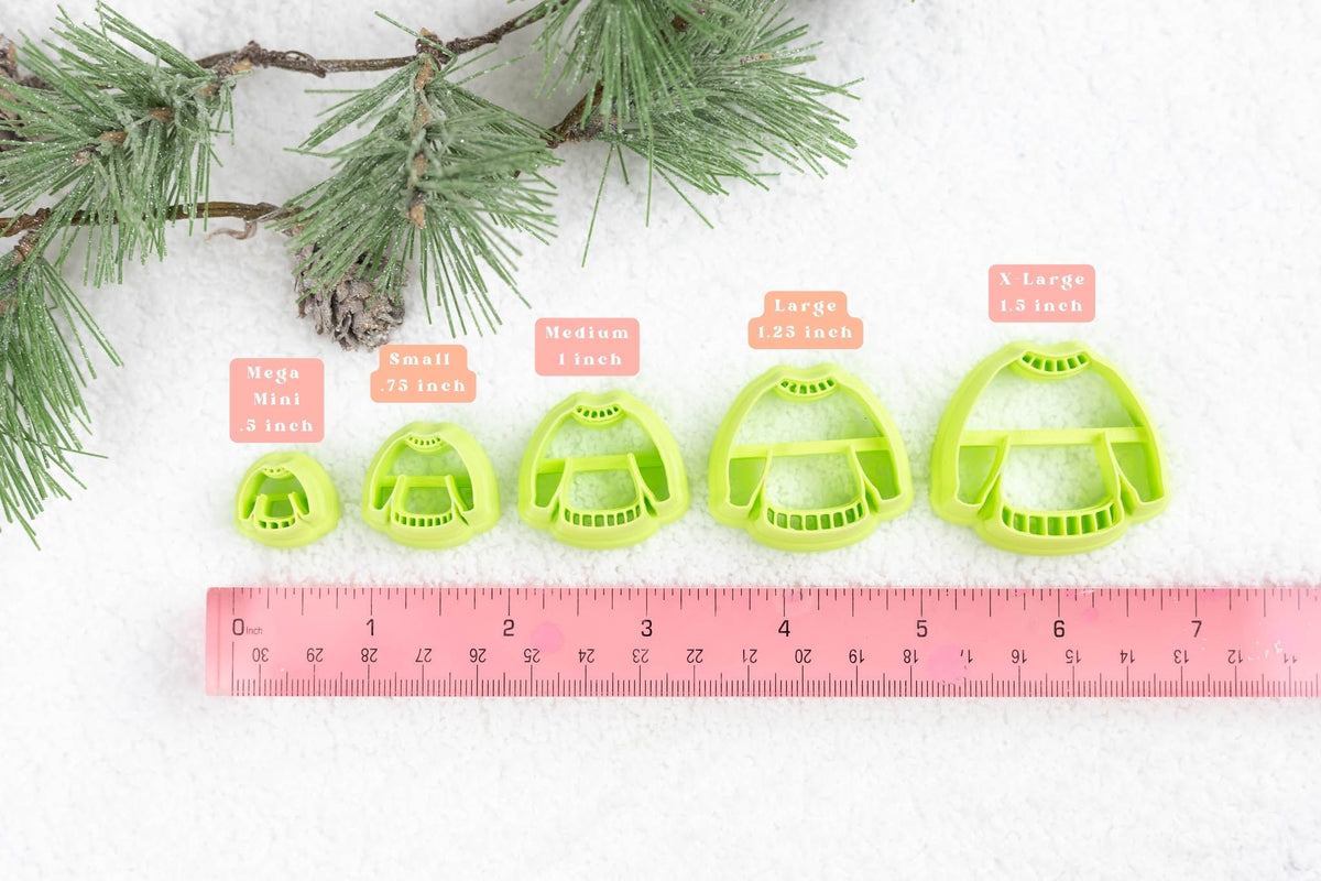 Christmas Sweater Clay Cutters