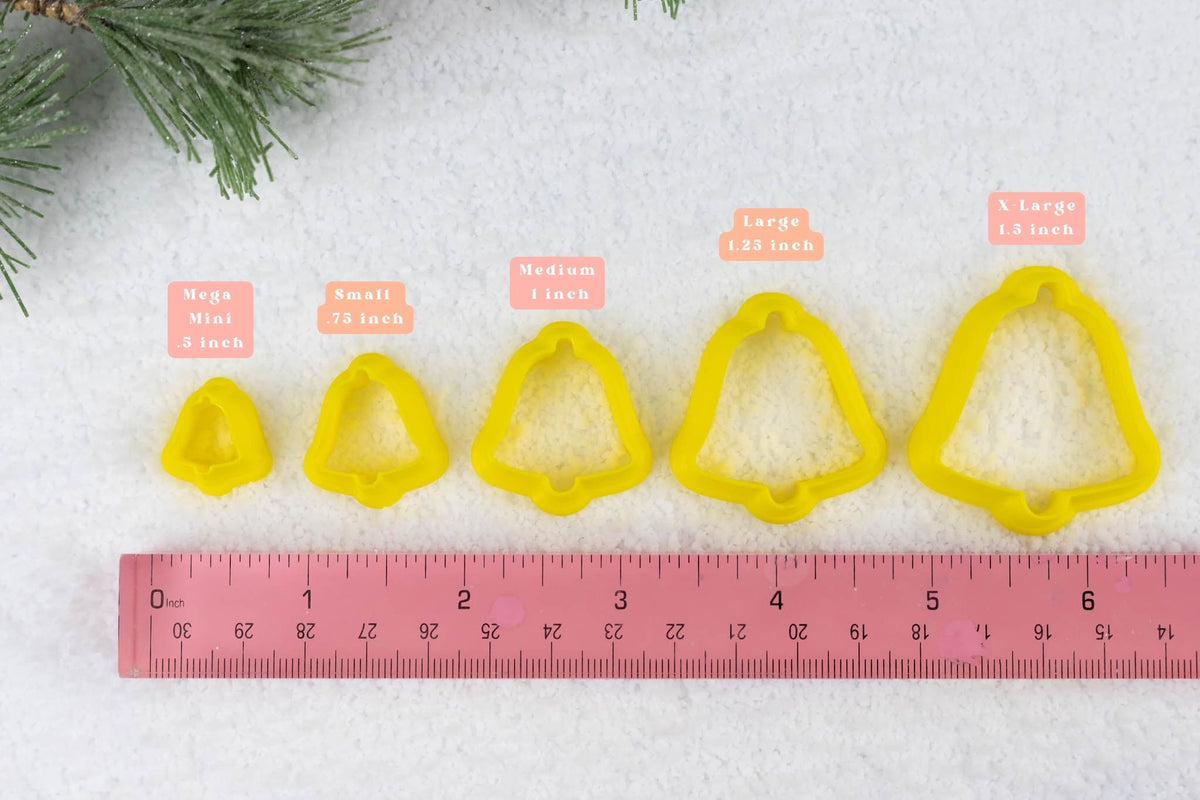 Christmas Bell Tree Ornament Clay Cutters