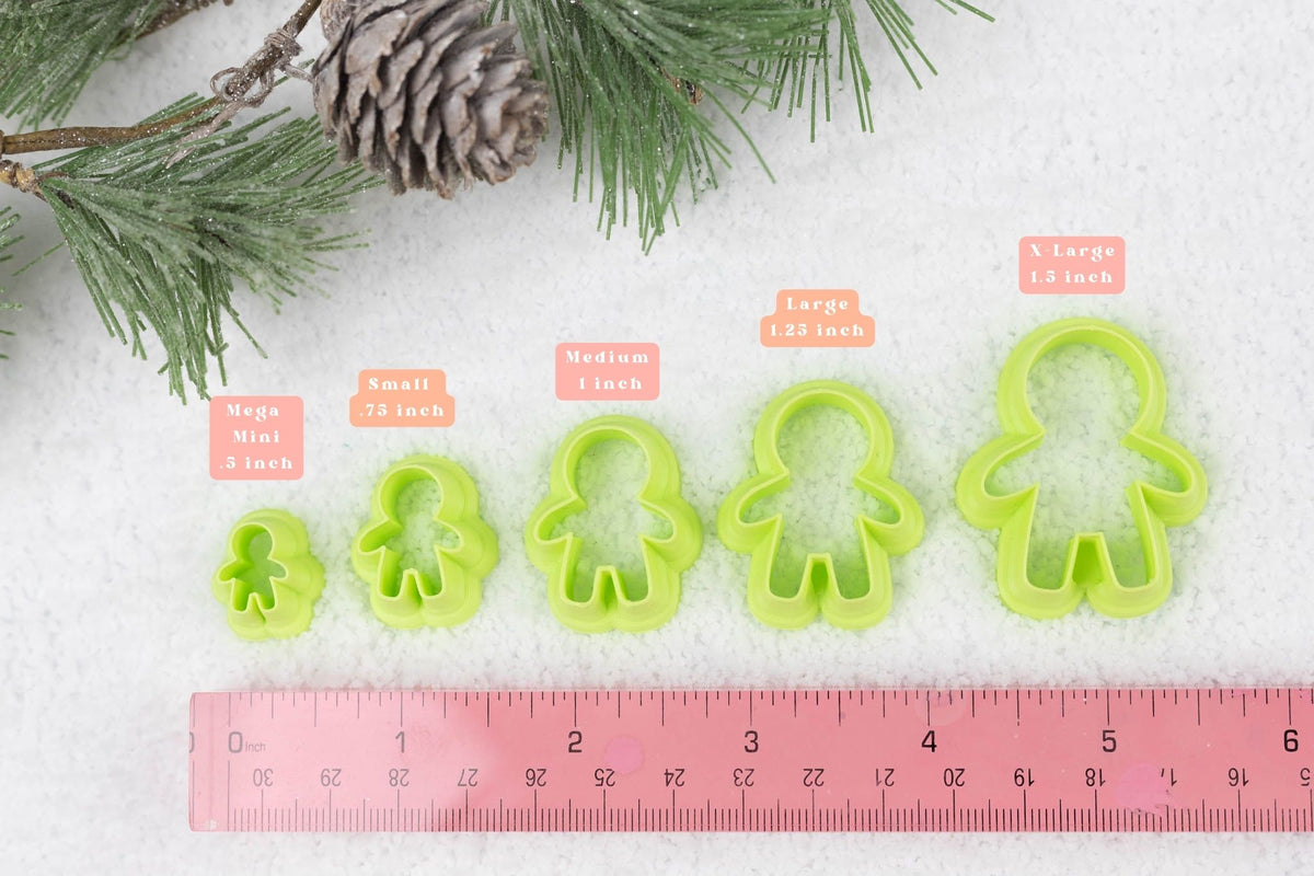 Gingerbread Man (Plain Version) Clay Cutters