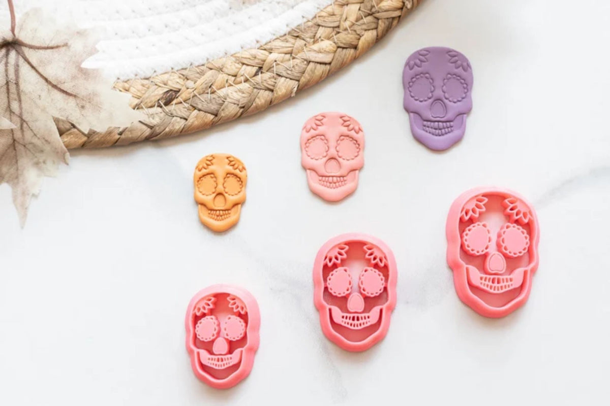 Sugar Skull Clay Cutters