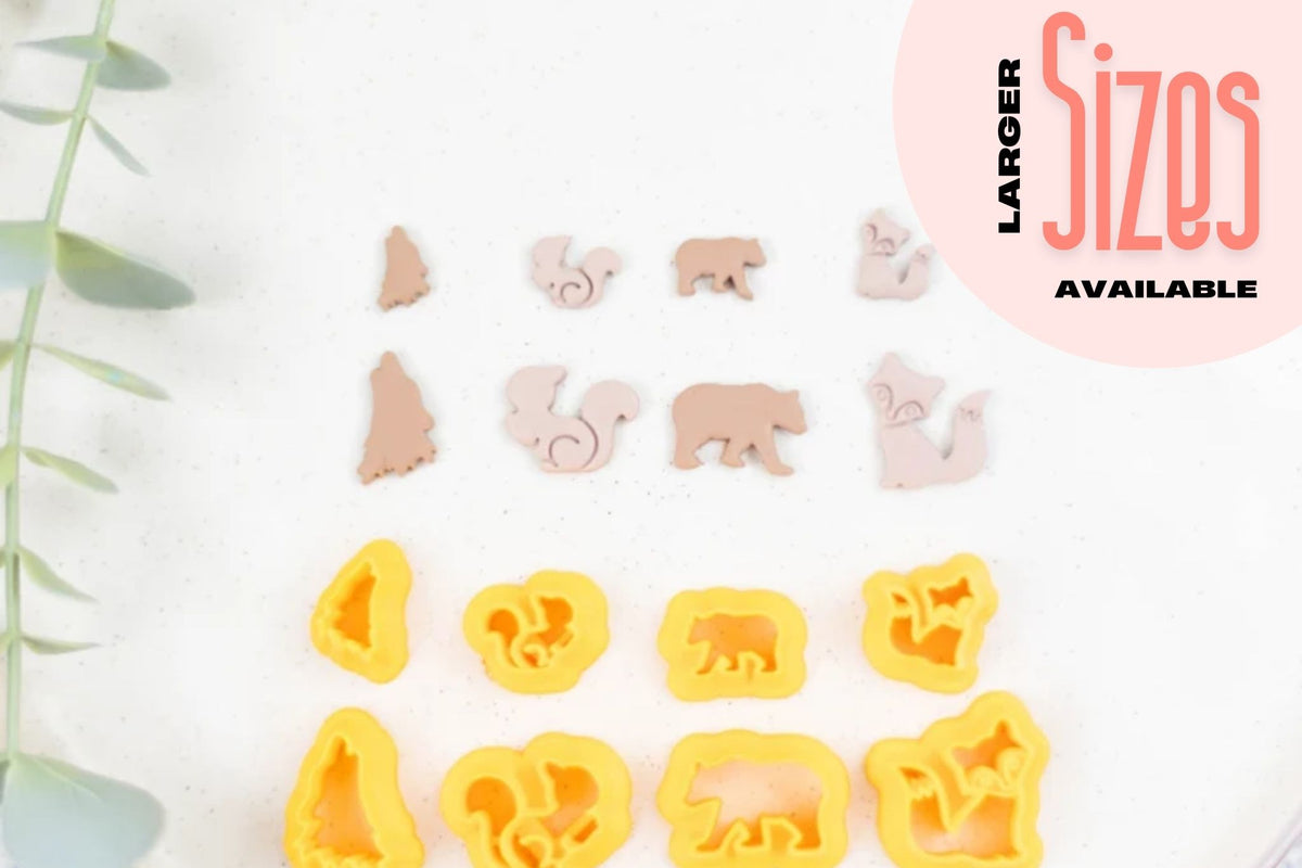 Fall Woodland Forest Animal Clay Cutter Set