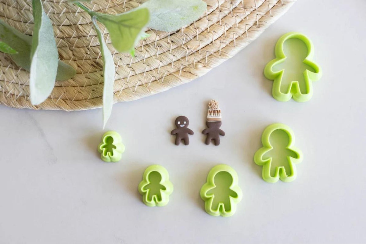 Gingerbread Man (Plain Version) Clay Cutters