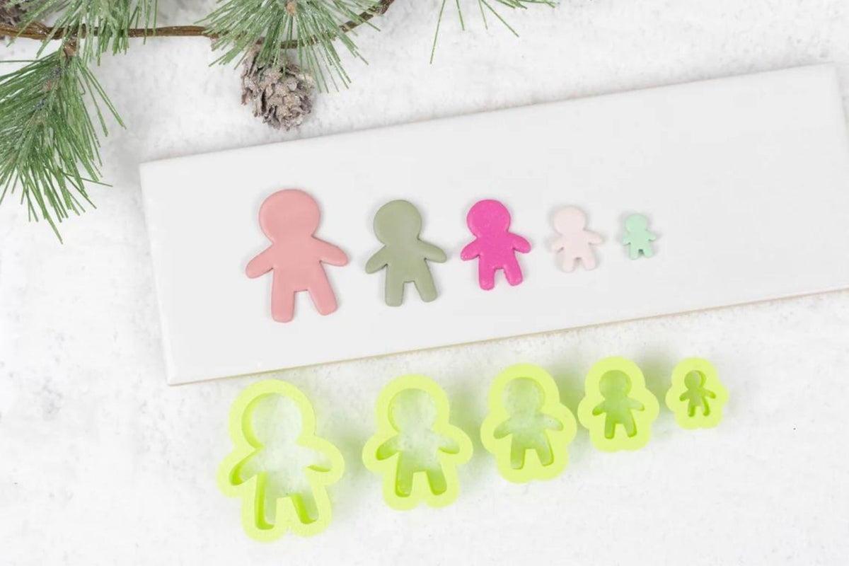 Gingerbread Man (Plain Version) Clay Cutters