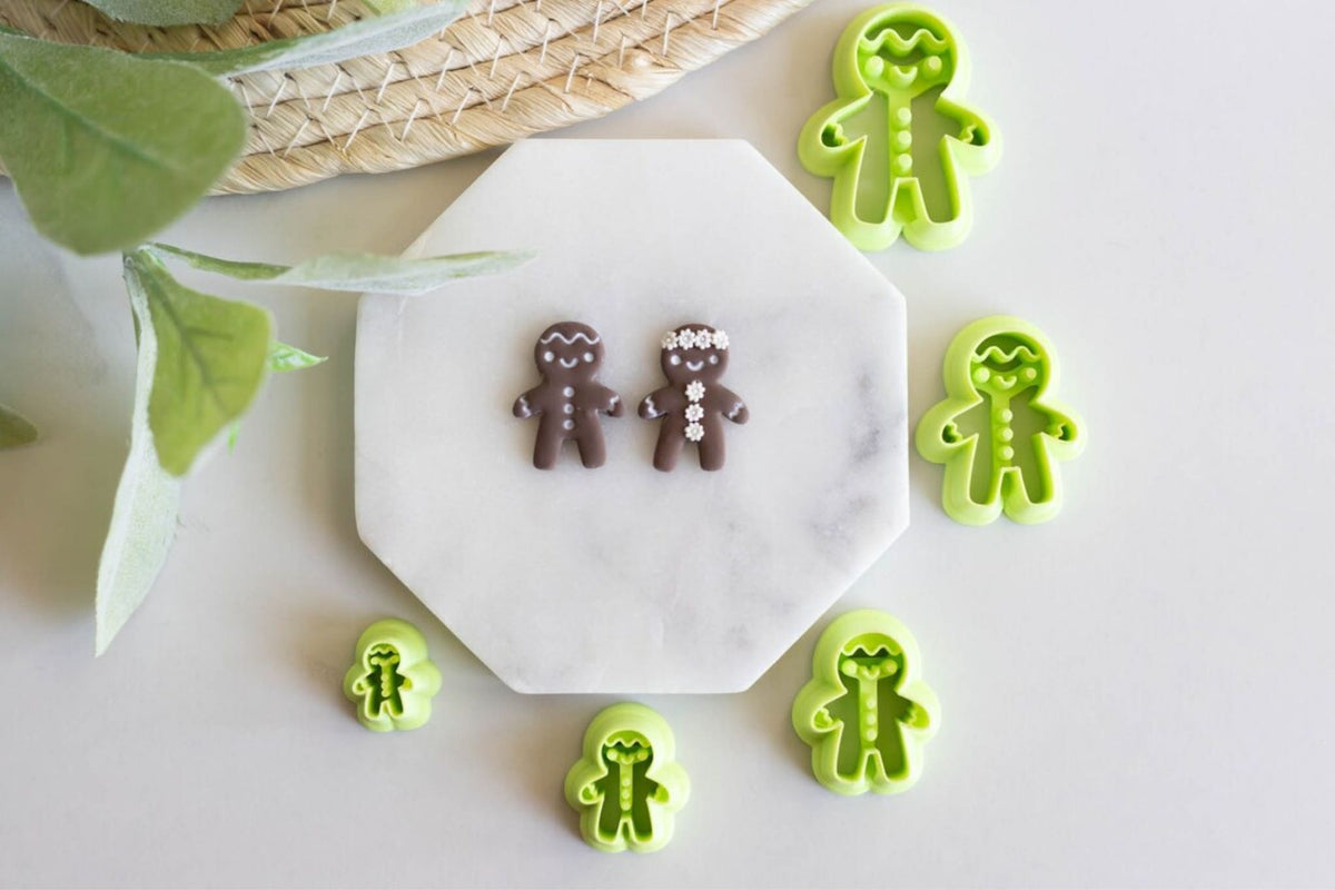 Gingerbread Man (Detailed Version) Clay Cutters