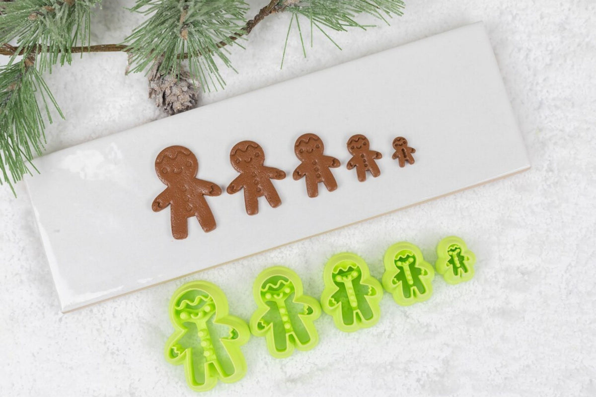 Gingerbread Man (Detailed Version) Clay Cutters