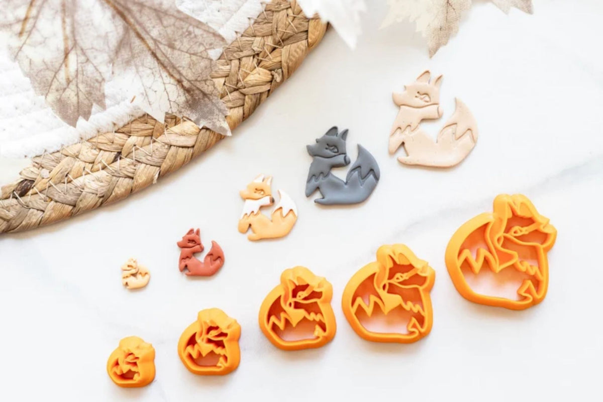 Fall Woodland Fox Clay Cutters