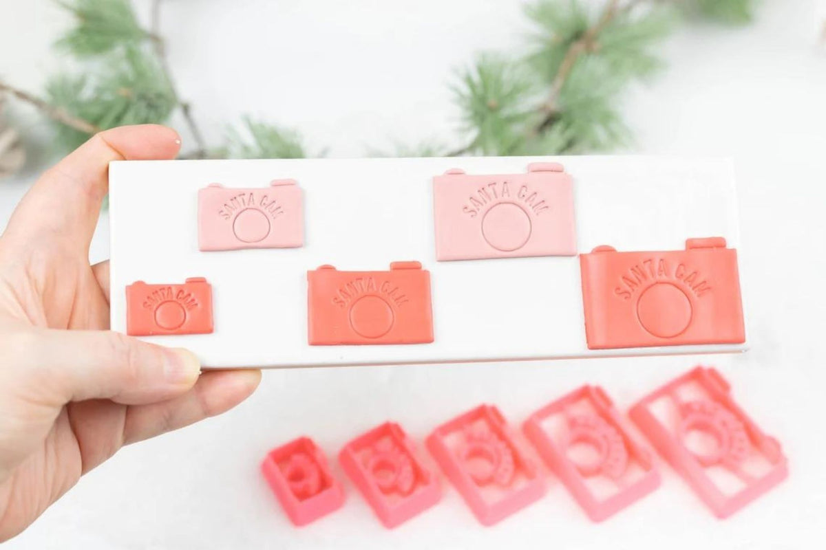 Santa Camera Clay Cutters