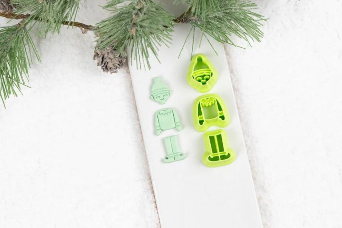 Build an Elf Clay Cutter Christmas Set