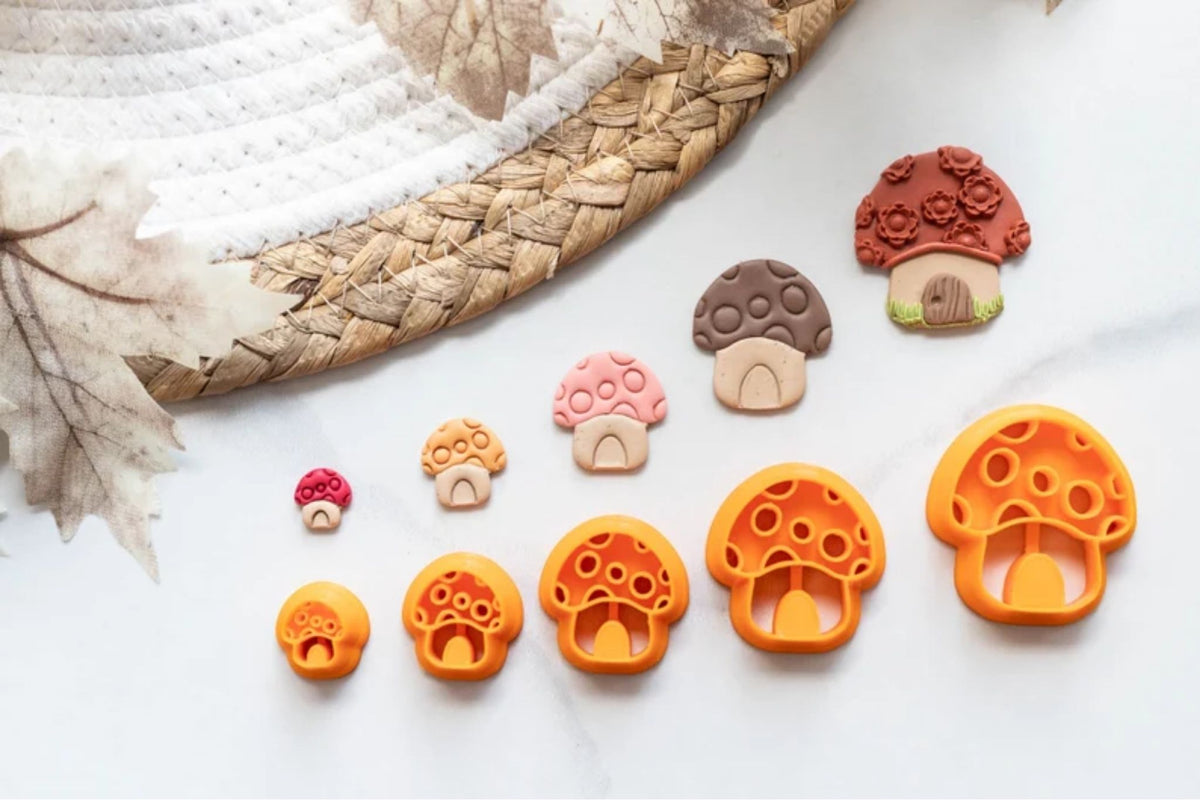 Mushroom House Clay Cutters