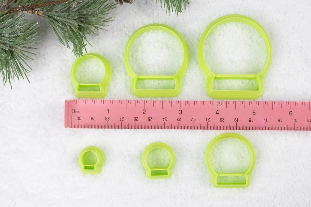 Snow Globe (Round Version) Clay Cutters