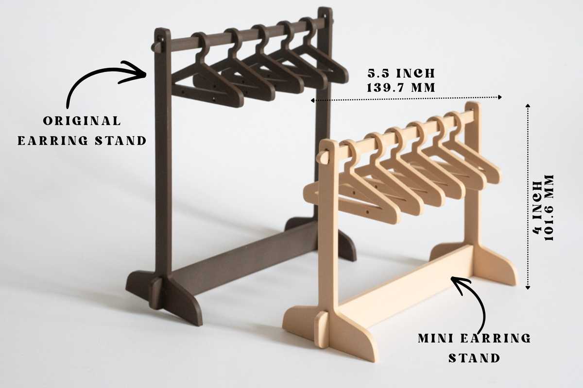 Mini Earring Display Stand | Small Earring Holder | Stud & Small Hoop Display (24 Colour Options)