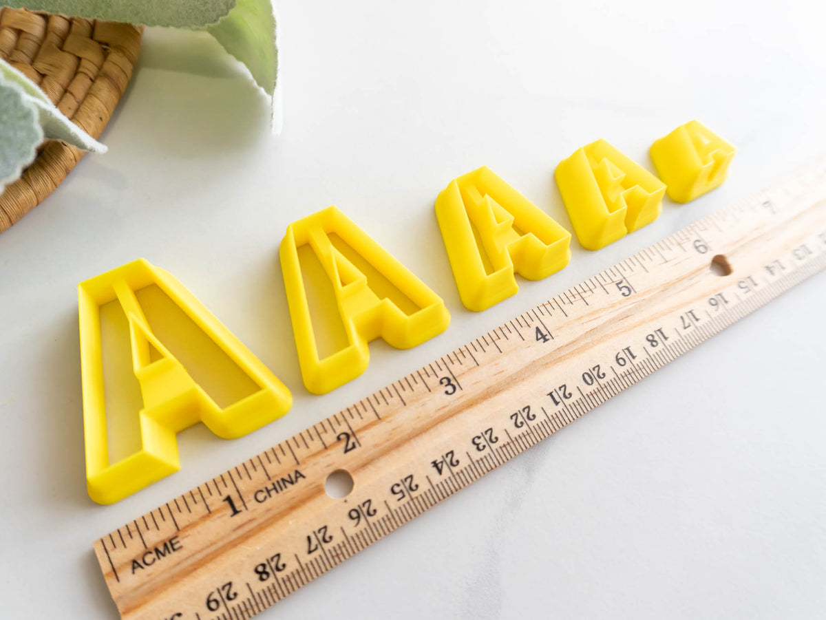 Alphabet Clay Cutters, ABC, Personalized Products