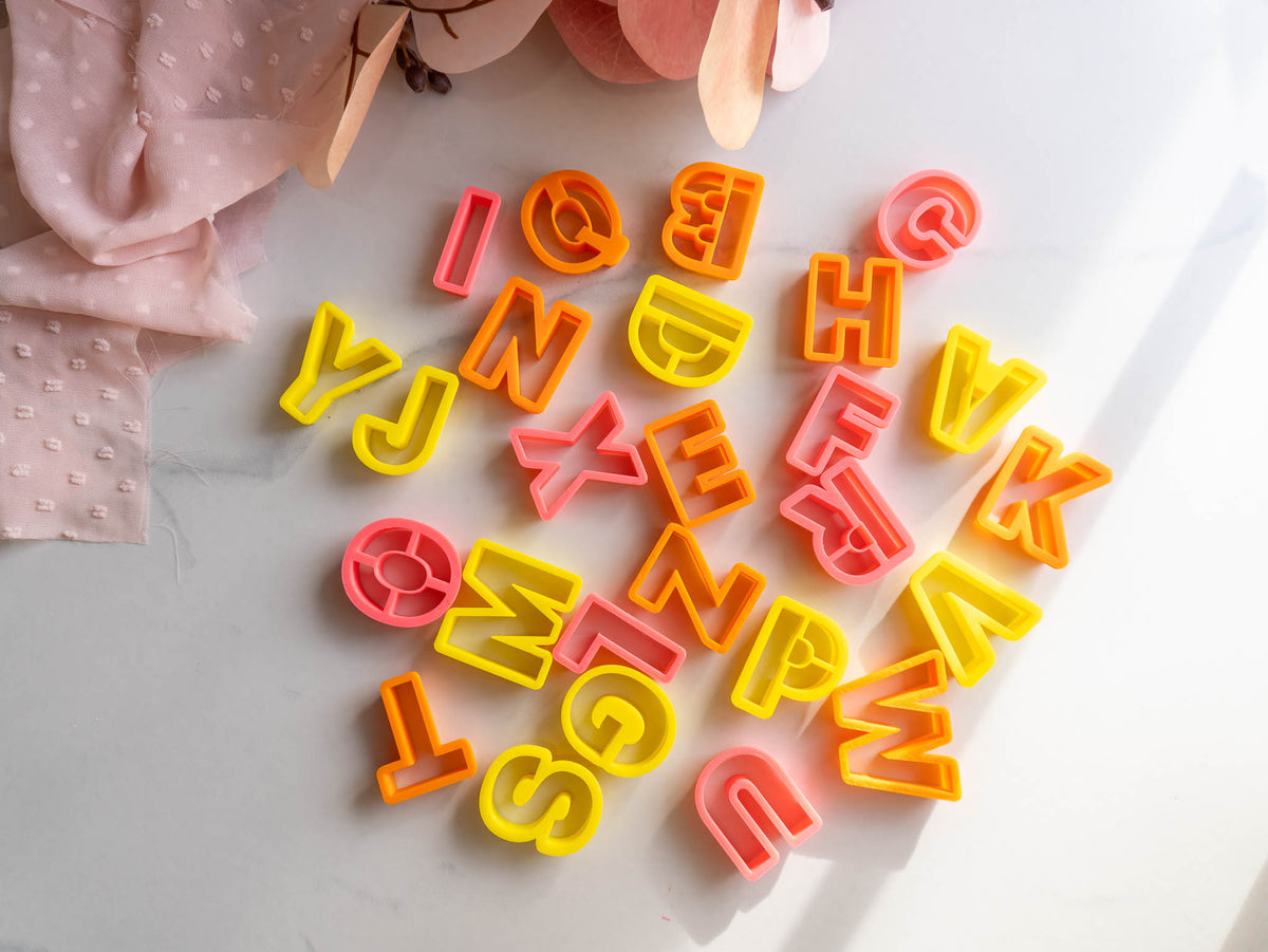 Alphabet Clay Cutters, ABC, Personalized Products