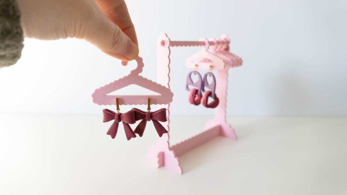 Cloud Earring Display with Hangers - Jewelry Display - Product Display