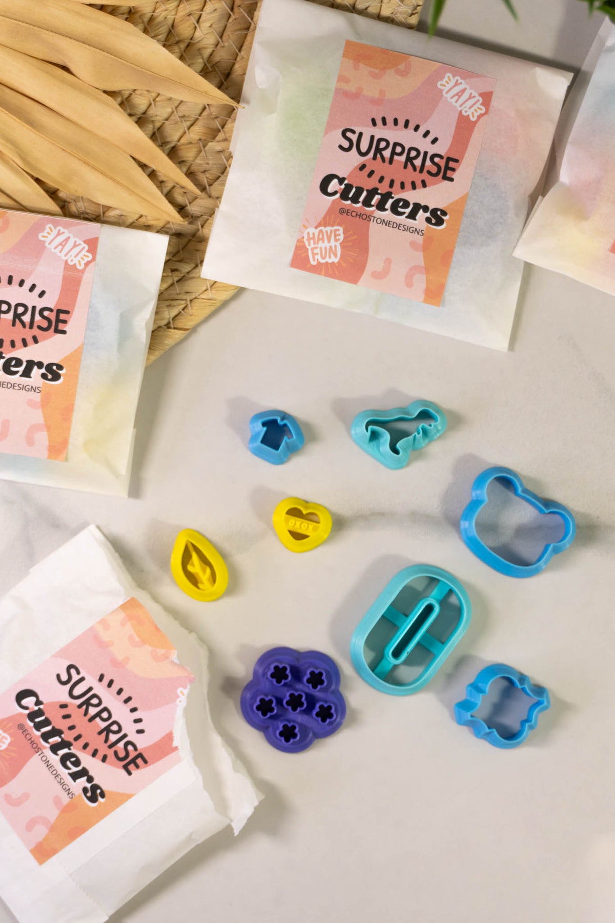 Surprise Bag of Polymer Clay Cutters! MYSTERY CUTTERS!