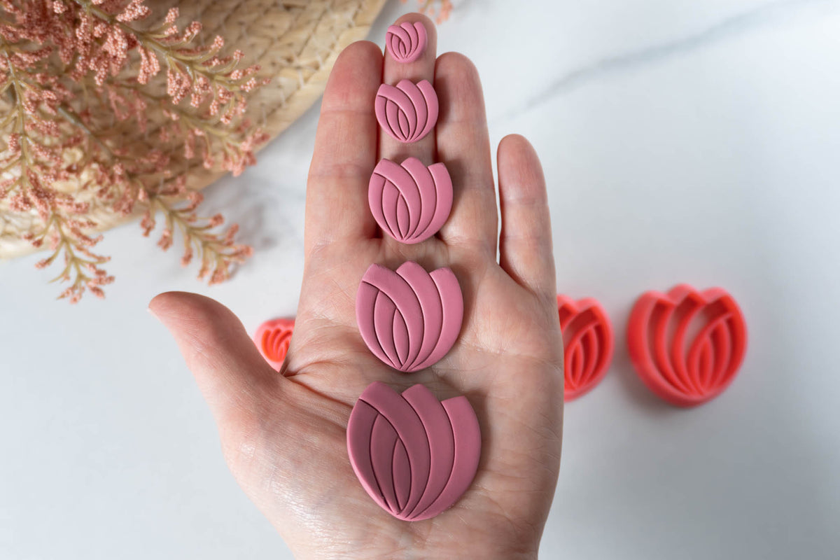 Blooming Flower Polymer Clay Cutters