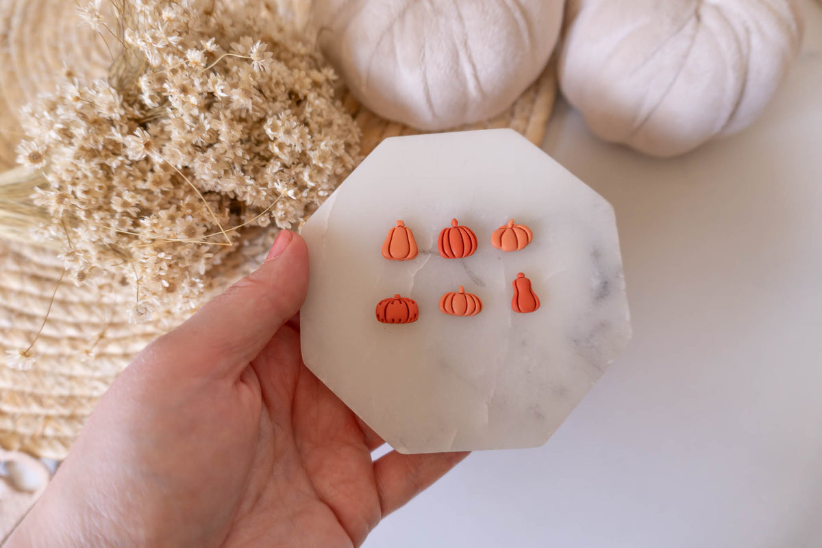 Pumpkin Clay Cutters - 6 Pack Set