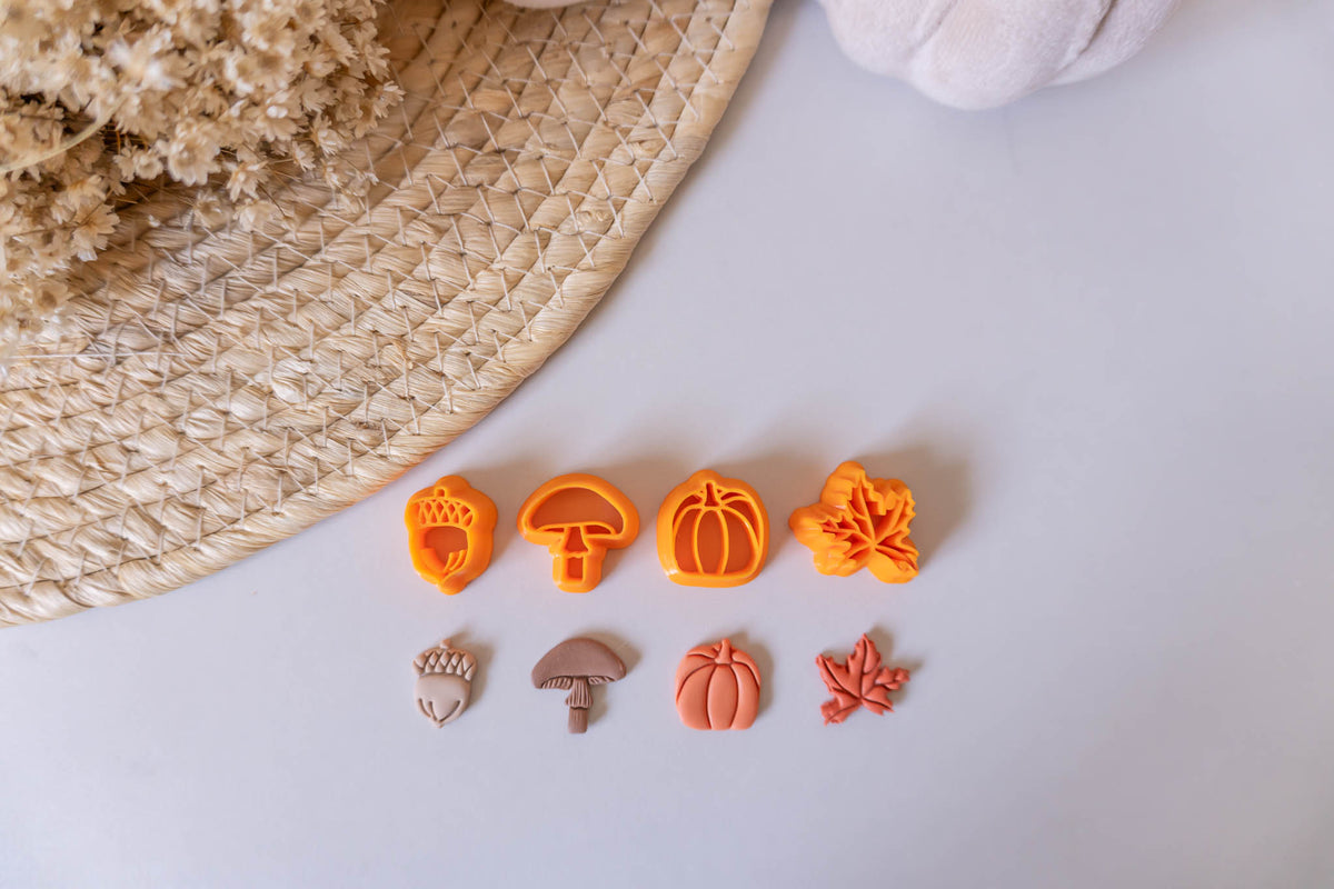 Fall Nature Impressions Clay Cutters Stud Set