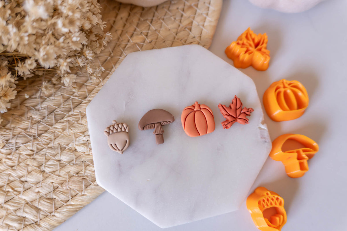 Fall Nature Impressions Clay Cutters Stud Set