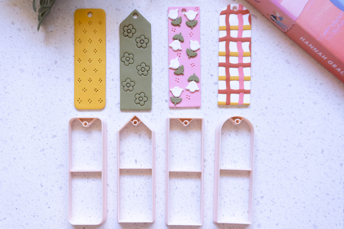 Bookmark Clay Cutters - Various Shapes