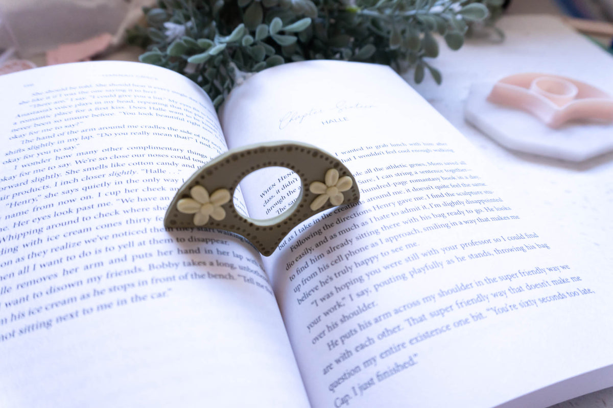 Book Page Holder Clay Cutter, Book lover Gift