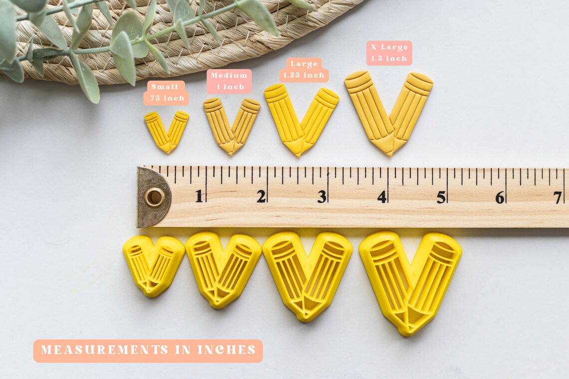 Crossed Pencil Clay Cutters