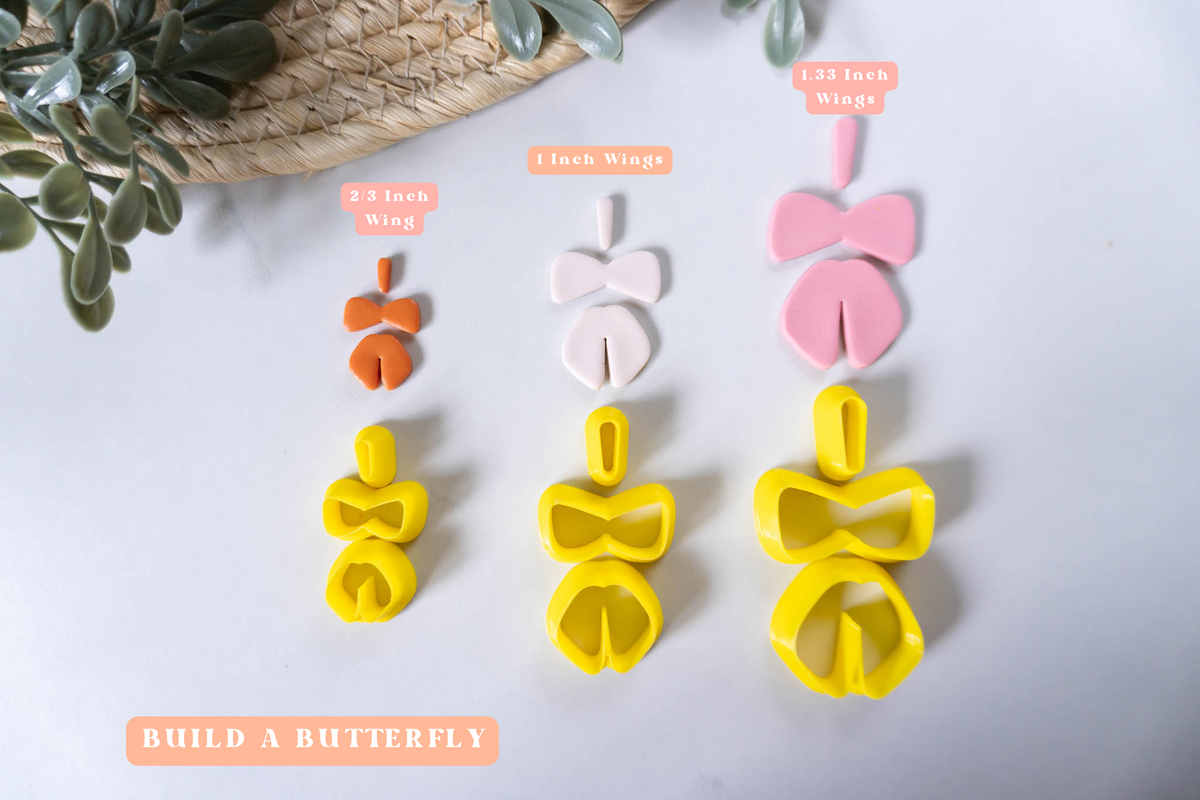 Build a Butterfly Polymer Clay Cutter: Summer Travel Collection