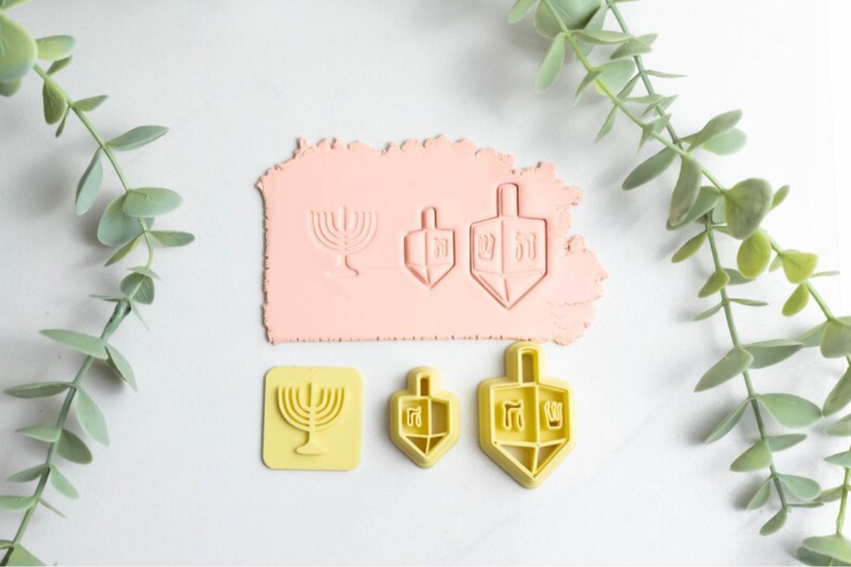 Hanukkah Clay Cutters and Stamp