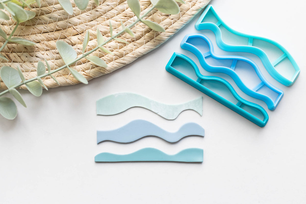 Ocean Wave Clay Cutter Set