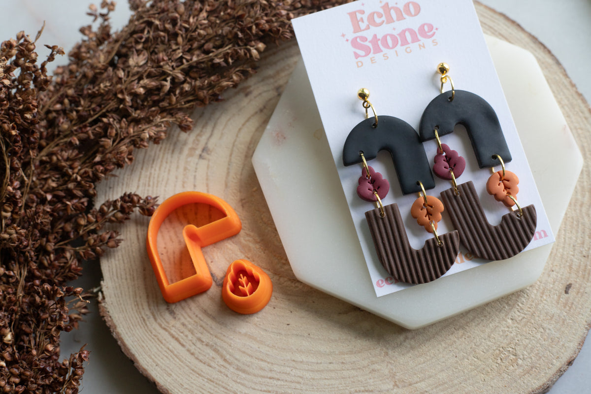 Arch Leaf Link Set Polymer Clay Cutters