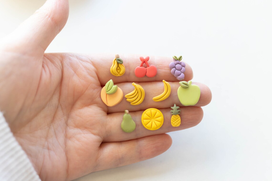 Mega Mini Fruit Set Cutter of Clay Cutters