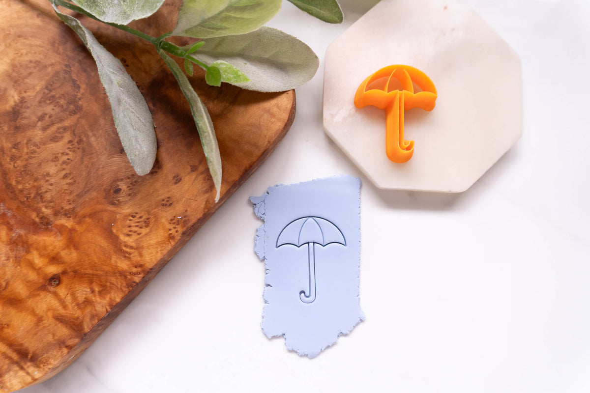 Spring Umbrella Polymer Clay Cutters