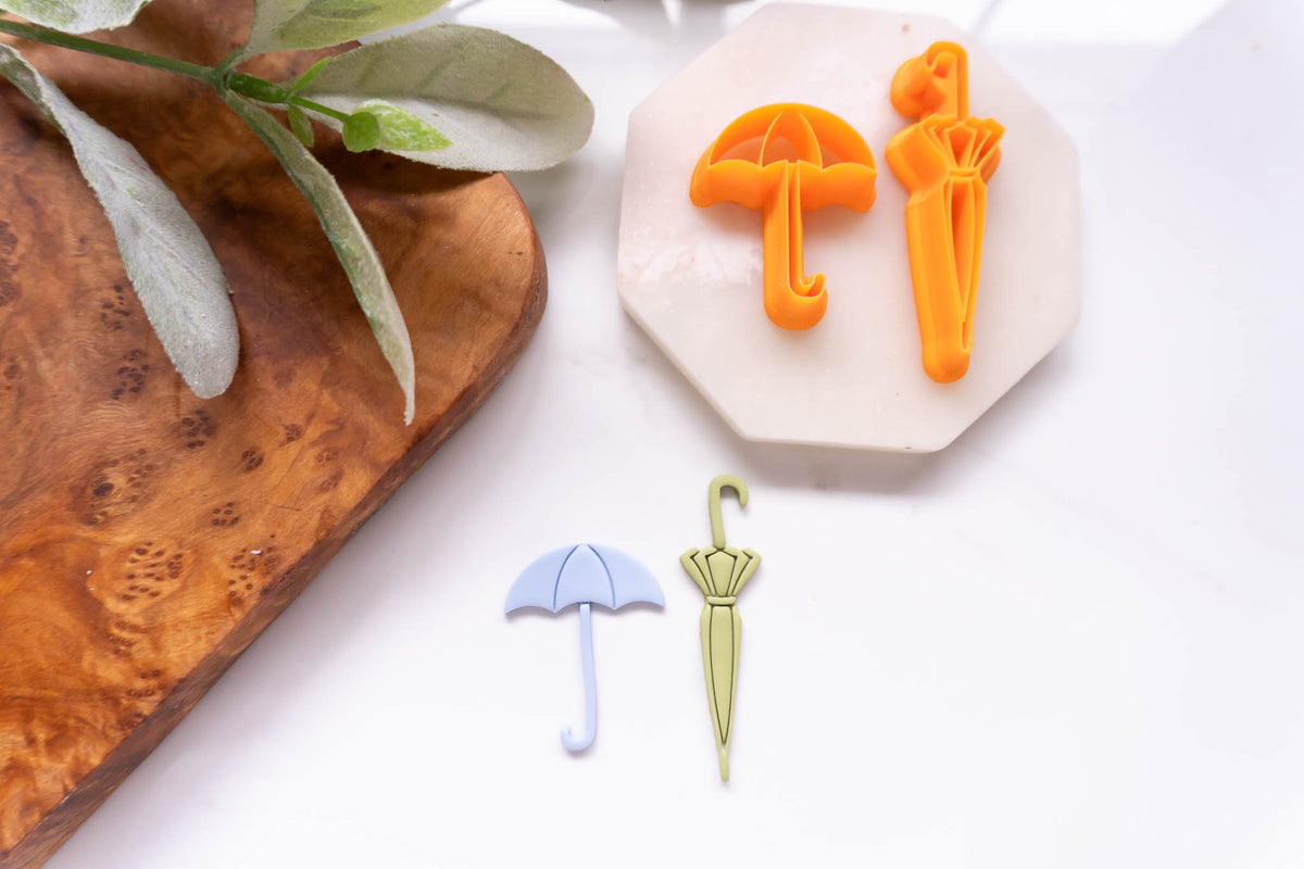 Spring Umbrella Polymer Clay Cutters