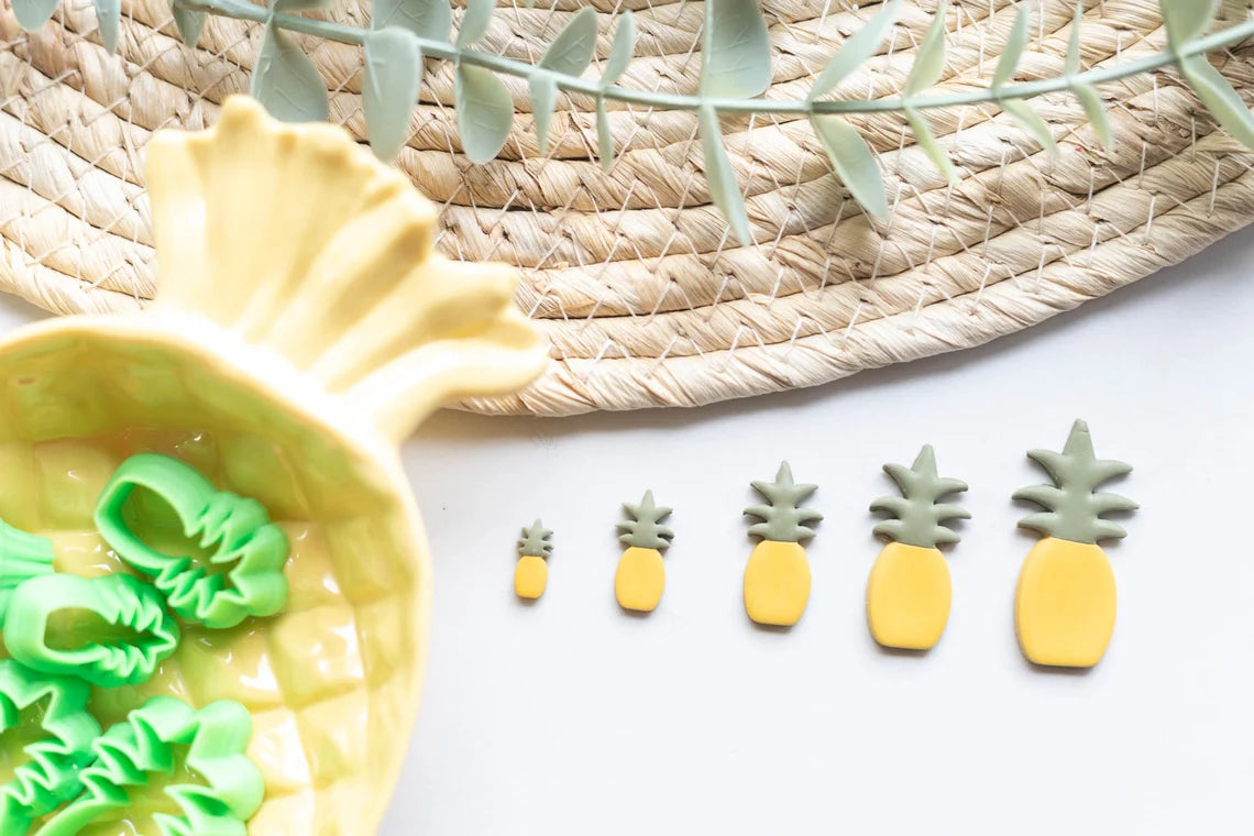 Pineapple Fruit Clay Cutters