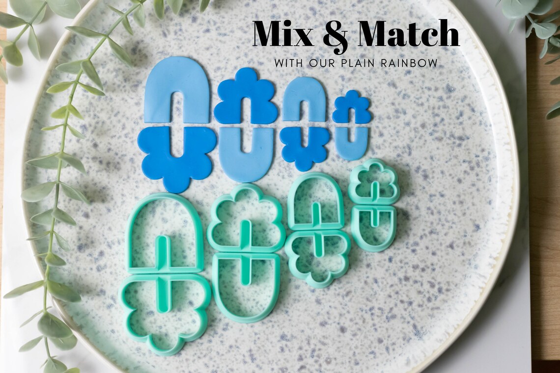 Ruffled Rainbow Arch Clay Cutters