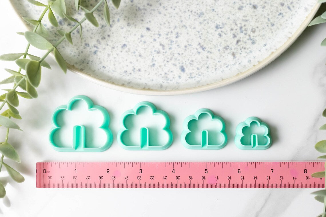 Ruffled Rainbow Arch Clay Cutters