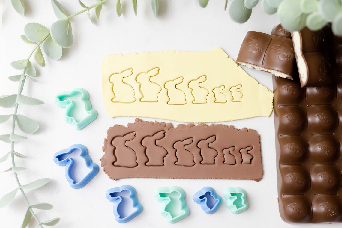 Chocolate Easter Bunny Cutters in various sizes