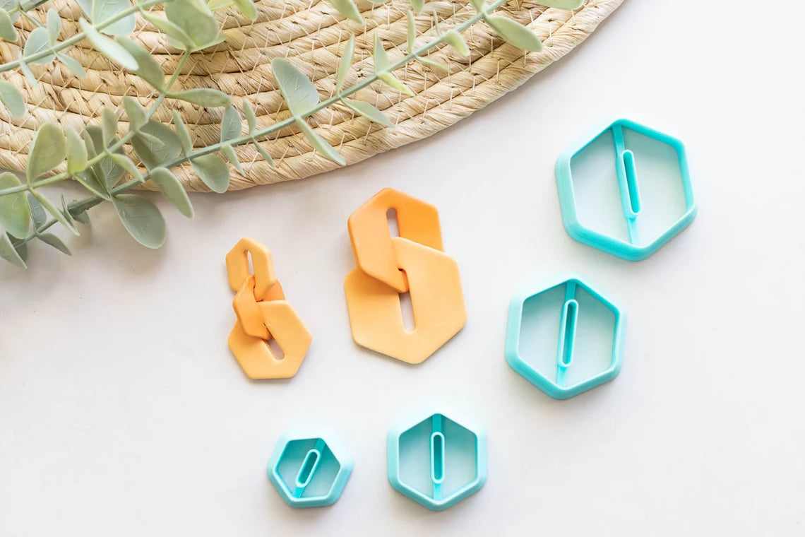 Essentials Hexagon Link Clay Cutters