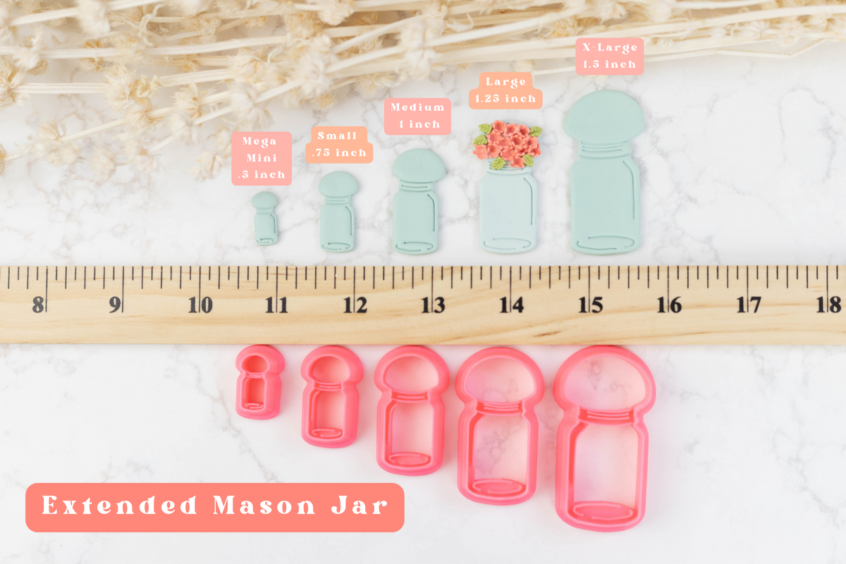 Mason Jar Cutters in 2 options - various sizes