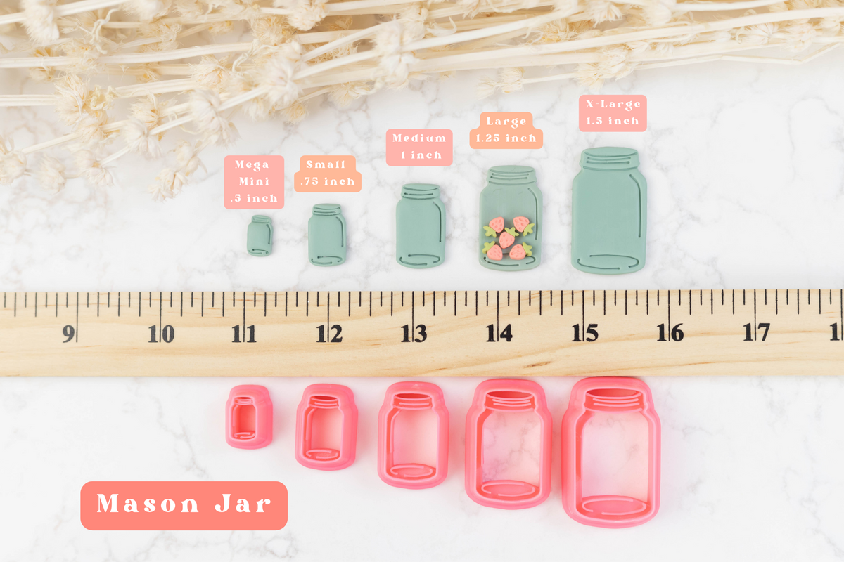 Mason Jar Cutters in 2 options - various sizes