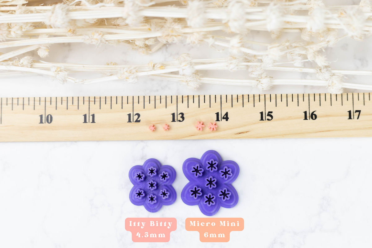 6 Petal Flower Micro Cutters