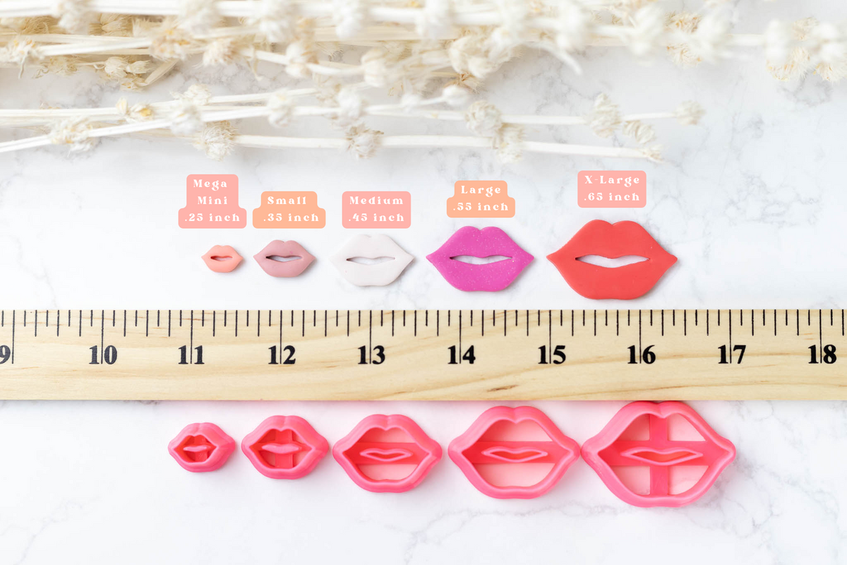 Pouty Full Lips Cutters in various sizes