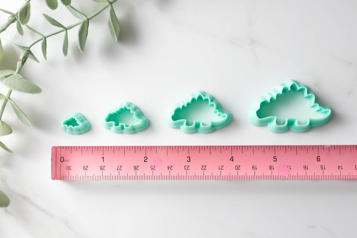 Stegosaurus Dinosaur Cutters in various sizes