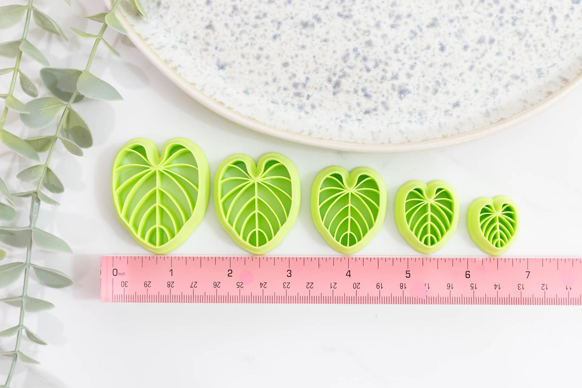 Philodendron Leaf Shape Clay Cutters